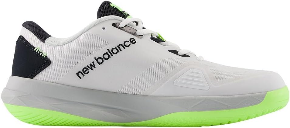 Мужские теннисные кроссовки New Balance FuelCell 796 V4, белый/черный — фото 4