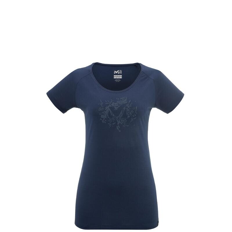 

Женская футболка IMJA WOOL PRINT MILLET, цвет azul