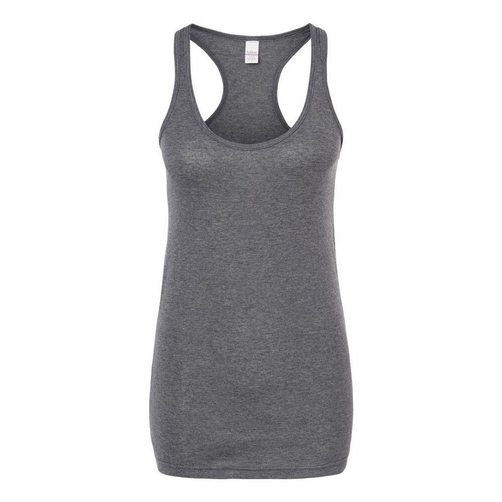 

Женская майка Tultex Racerback из полиэстерового материала, цвет Heather Charcoal