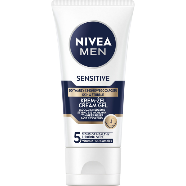 

Крем-гель для лица и трехдневной щетины, 50 мл Nivea Men sensitive