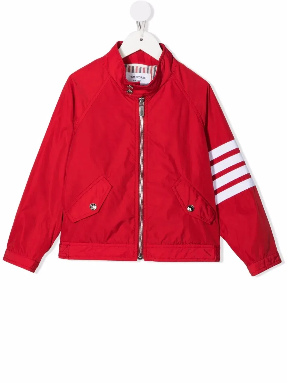 Куртка-Бомбер 4-Bar Thom Browne Kids, красный