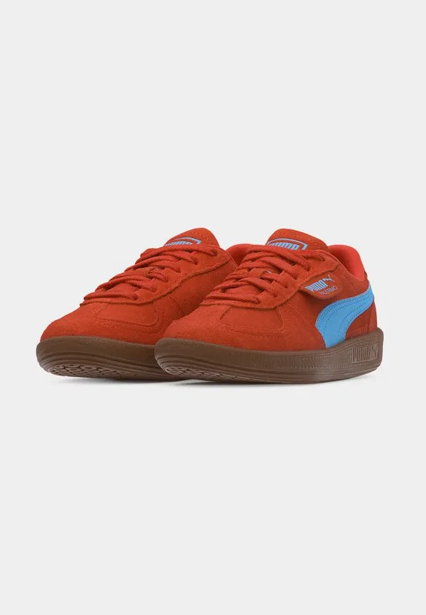 Кроссовки palermo jr Puma, Amarena/Vibrant Blue — фото 3
