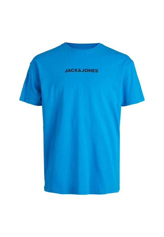 

Футболка с коротким рукавом и принтом на спине Jack & Jones, синий