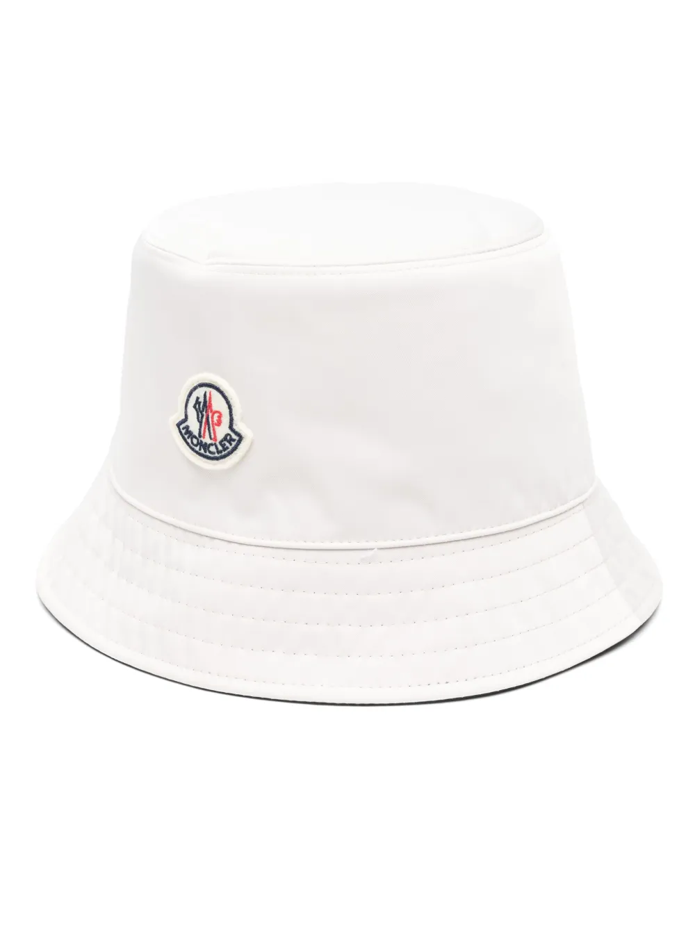 

Двусторонняя панама с нашивкой-логотипом MONCLER, нейтральный