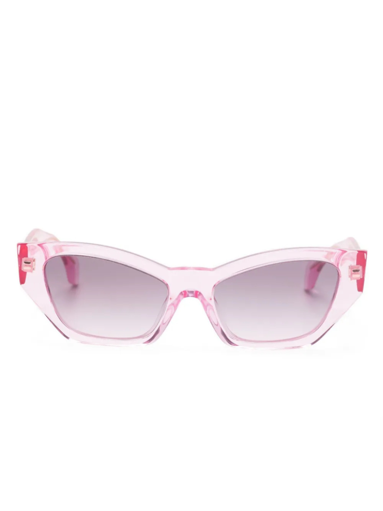 

Солнцезащитные очки в оправе 'кошачий глаз' Versace Eyewear, розовый
