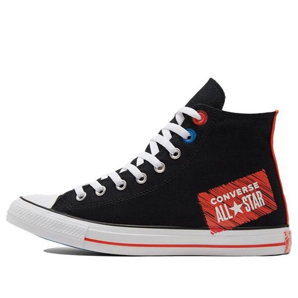 

Кроссовки chuck taylor all star 'black red' Converse, черный
