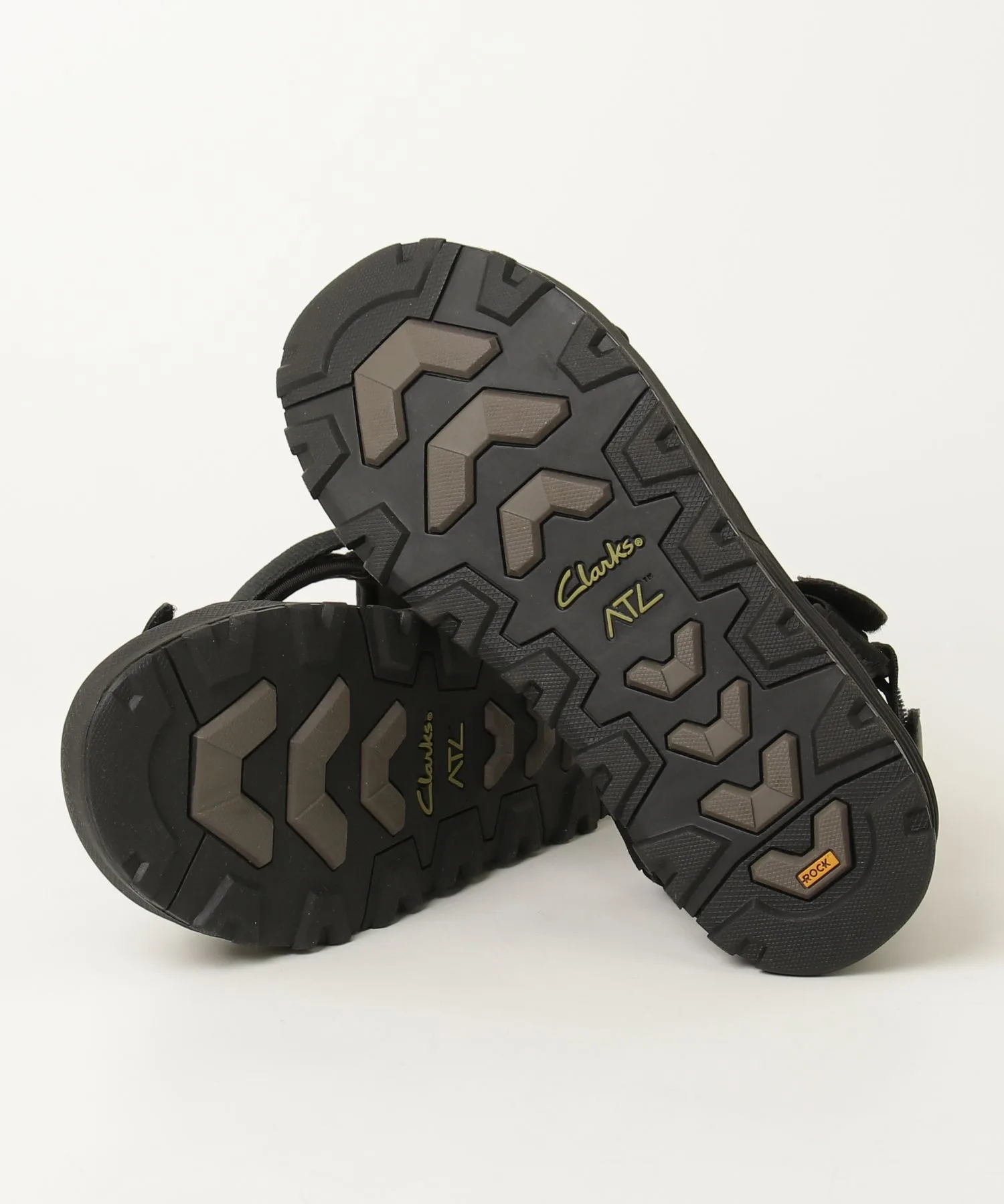 Мужские спортивные сандалии Clarks ATL TREK SEA с регулируемыми ремнями черные — фото 3