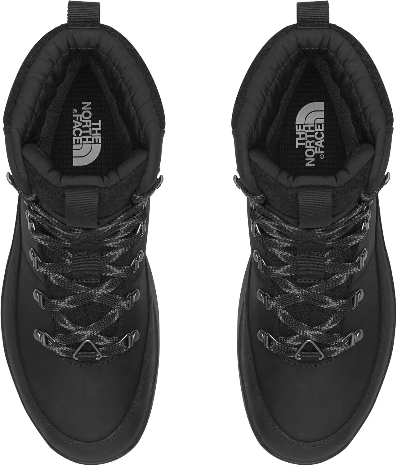 Мужские треккинговые ботинки The North Face размера M Bergen Leather Wp, Tnf Black Tnf Black — фото 2