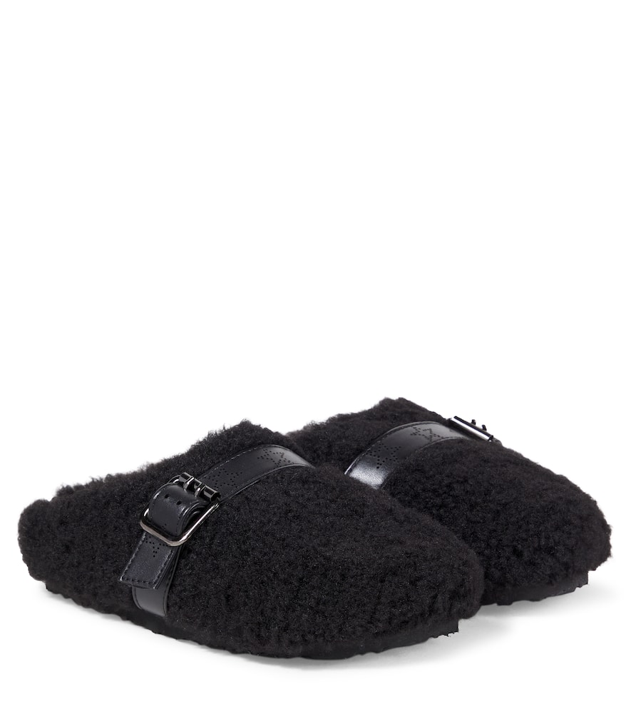 

Искусственные мутоны мулы Stella McCartney Kids, Black
