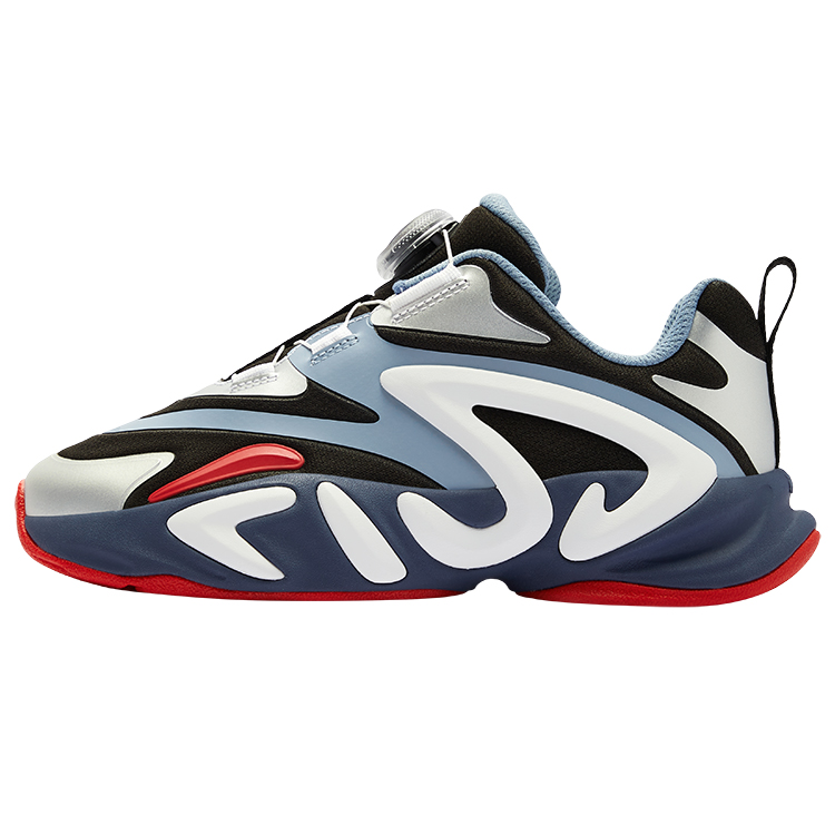 

Кроссовки для бега с низким верхом, устойчивые к истиранию и отскоку, противоскользящие, детские FILA KIDS, серый/синий/белый