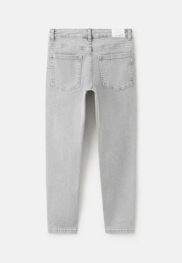 Детские джинсы облегающего кроя Mango Kids, Grey Denim — фото 3