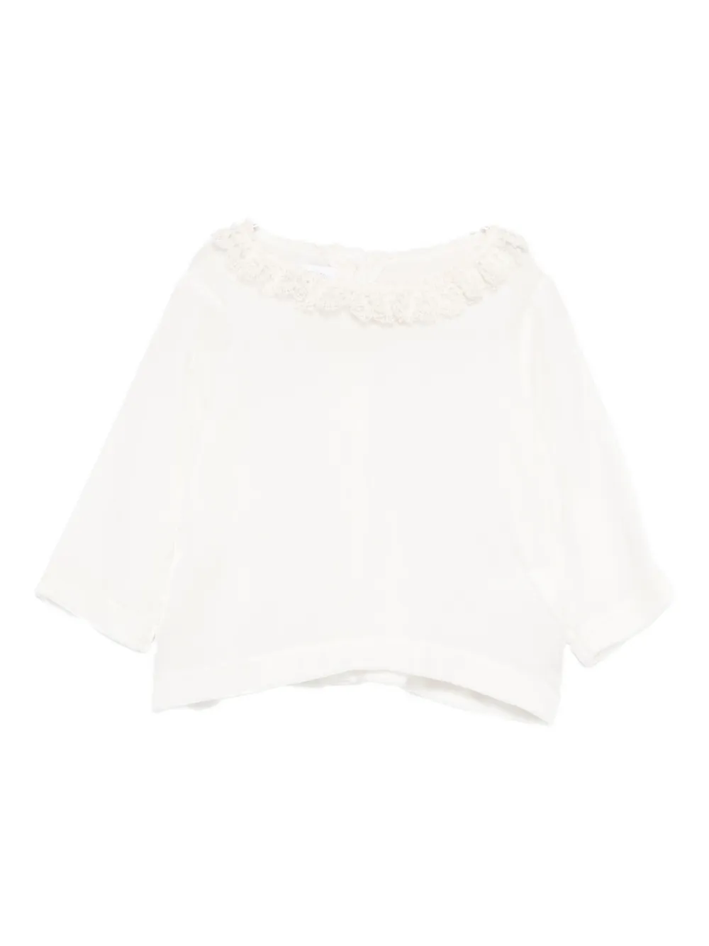 

Блузка с кружевной отделкой Jesurum Baby, белый