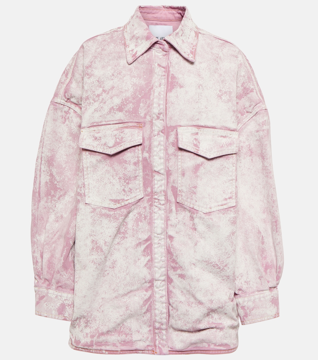 

Джинсовая куртка The Attico, розовый