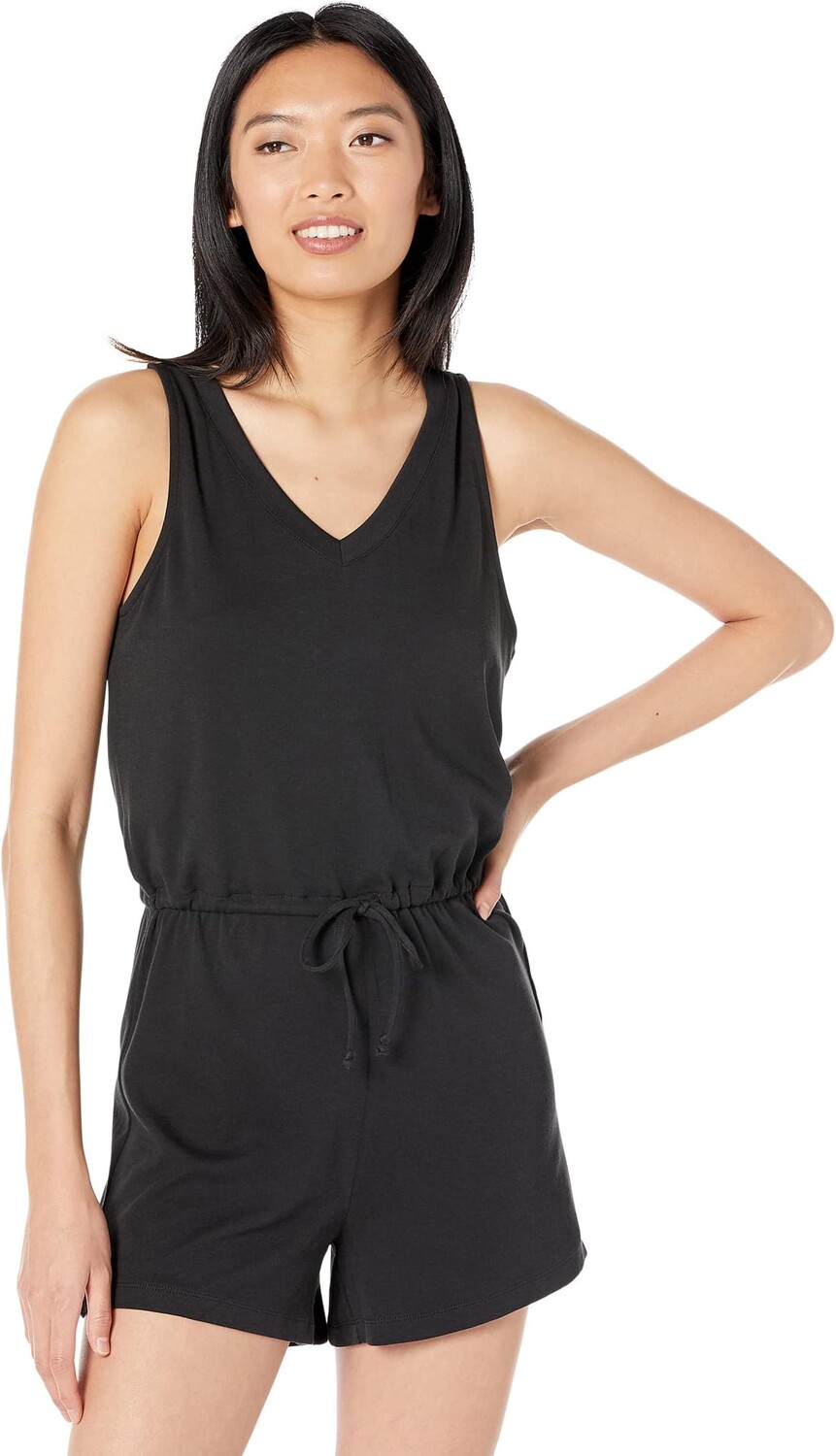 

Комбинезон Madewell MWL Breeze Drawstring Romper, цвет True Black