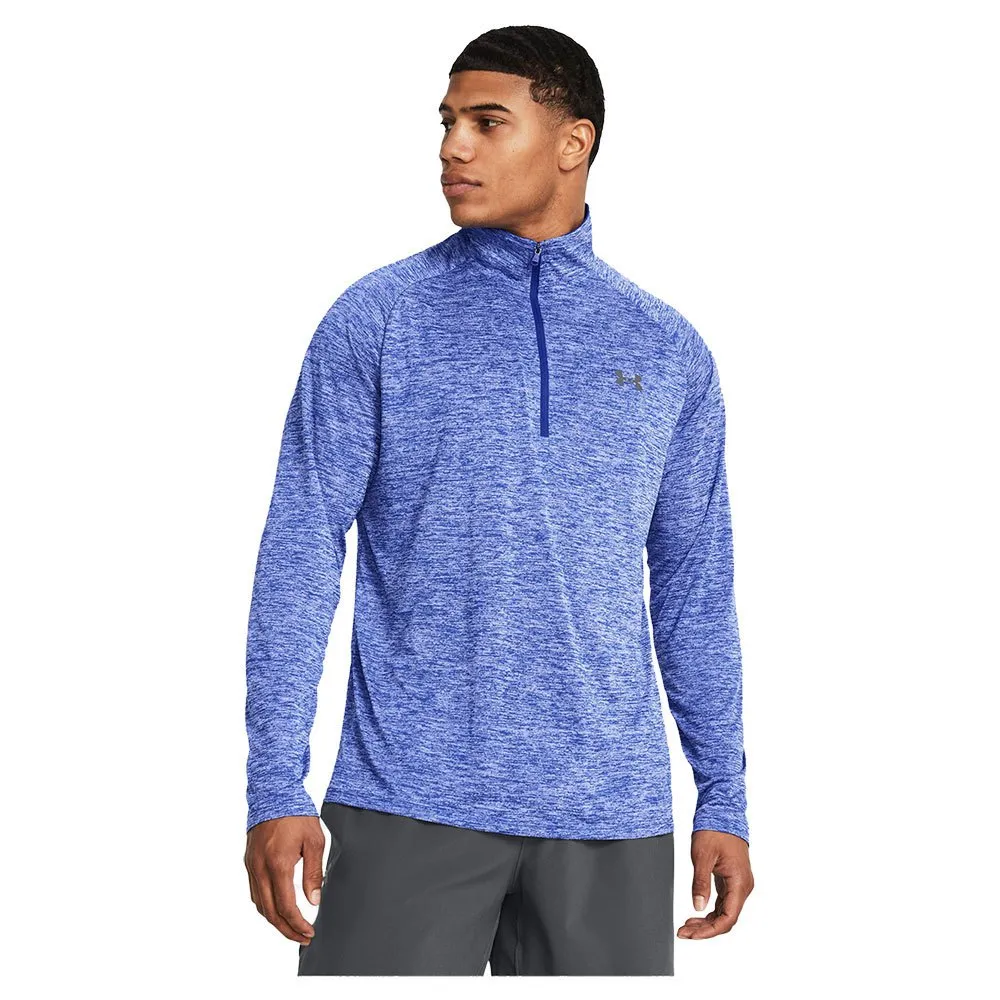 

Футболка Under Armour Tech 2.0 half zip long sleeve, синий