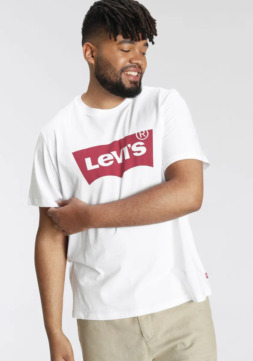 

Футболка Levi's Plus "LE B&T BIG GRAPHIC TEE" с логотипом спереди, белый