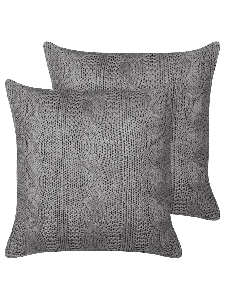 

Декоративная подушка Beliani 2er Set Deko CONSTYLIS, серый