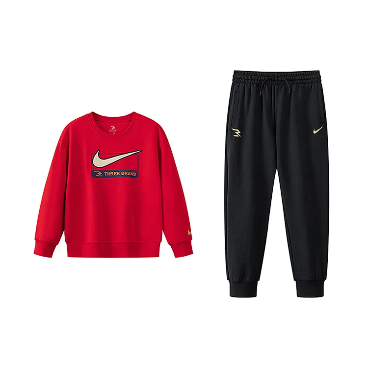 Детский спортивный комплект Casual Sportswear из 2 предметов Nike, Preppy Red