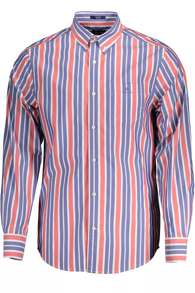 

Красная хлопковая мужская рубашка Gant