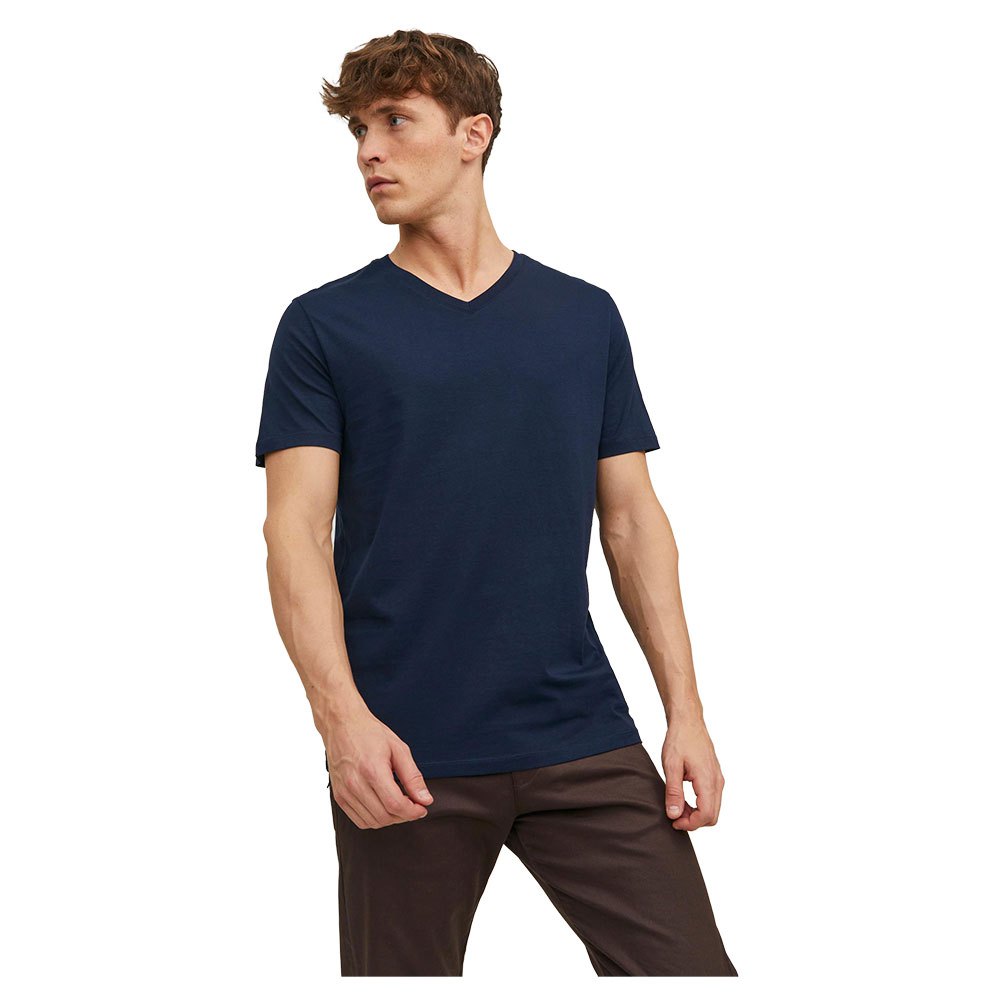 

Футболка Jack & Jones Organic Basic Short Sleeve V Neck, синий