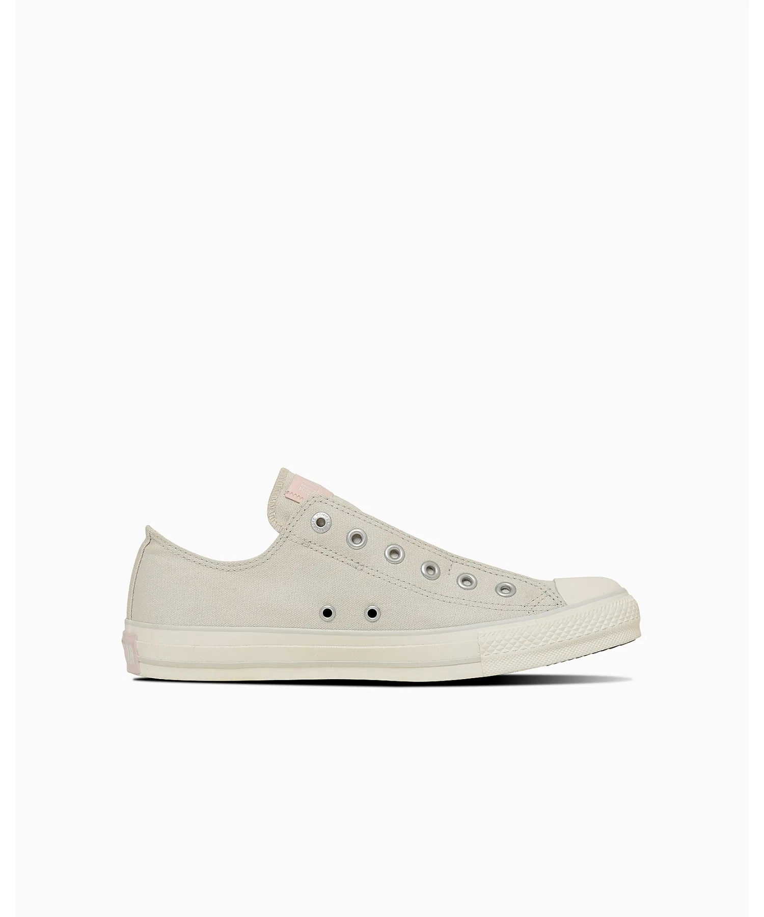 Унисекс кеды слипоны CONVERSE ALL STAR SLIP FE OX белые с розовым — фото 3