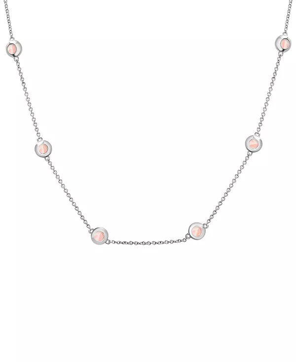 

Ожерелье-Воротник из перламутра, стерлинговое серебро, 17 дюймов + удлинитель 1 дюйм Macy'S, silver