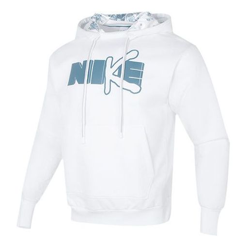 

Толстовка Nike Dri-FIT Standard Issue Premium Pullover Basketball Hooded Top 'White', белый