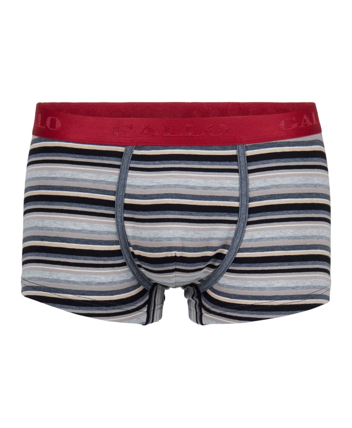 

Разноцветные полосатые хлопковые боксерские шорты Gallo, мультиколор