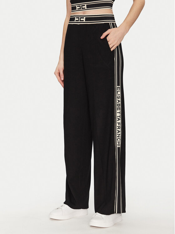 

Джоггеры regular fit KP-65S-51E2 Elisabetta Franchi, чёрный
