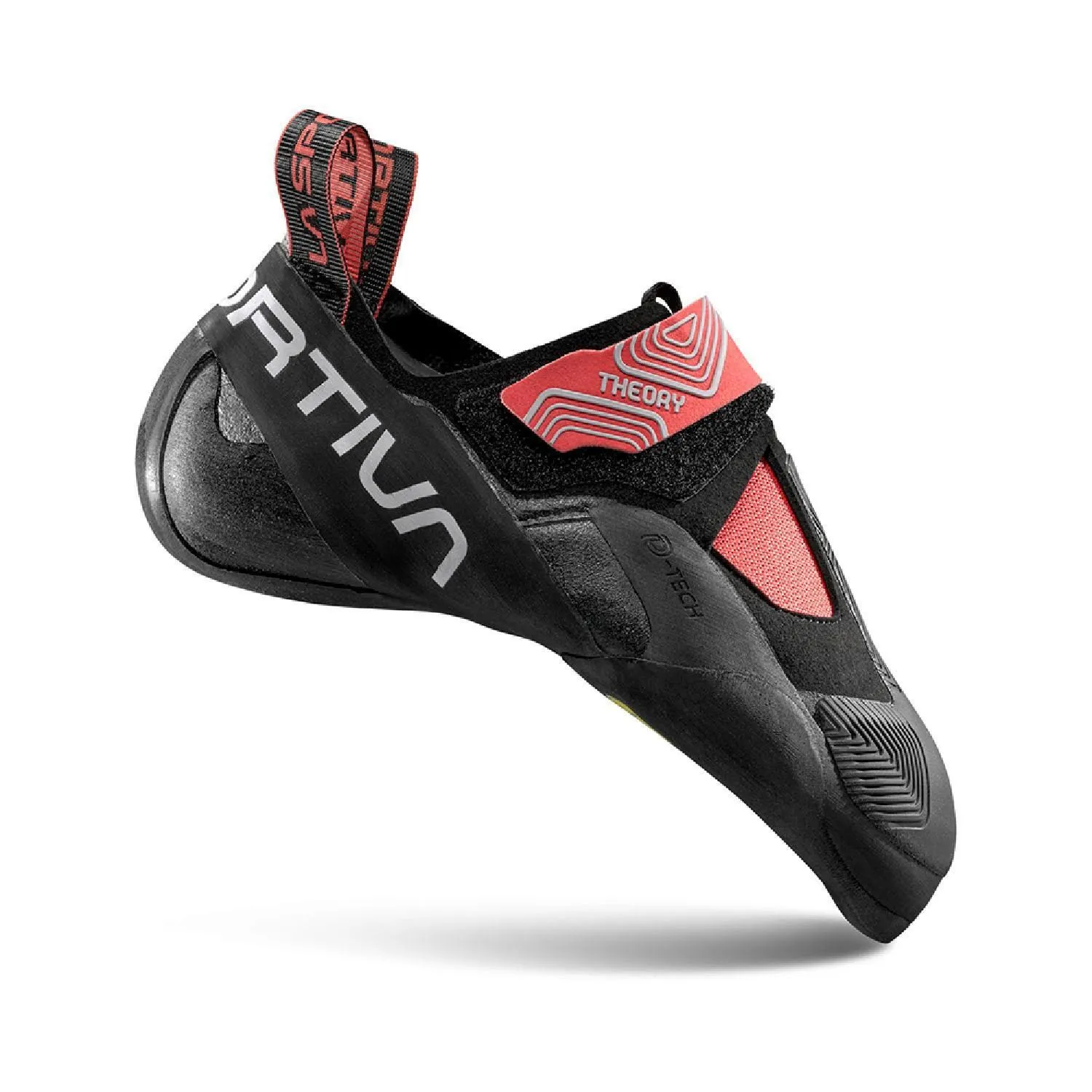 Женские скальные туфли Theory La Sportiva, Black/Hibiscus