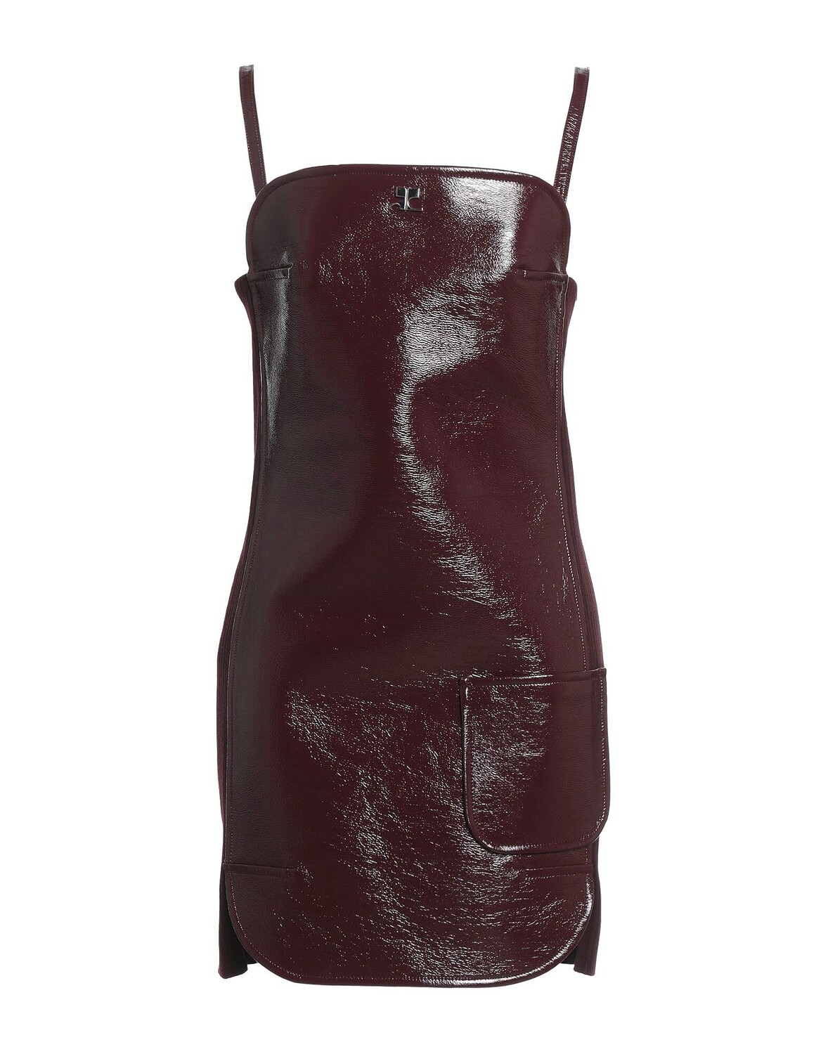 

Платье Courreges, бордовый