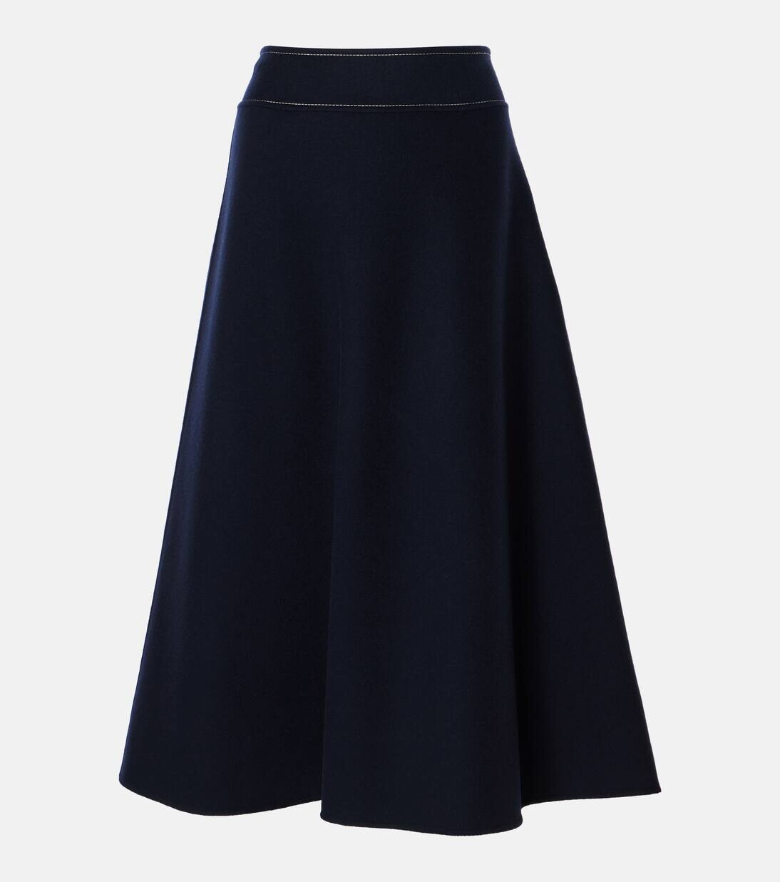 

Юбка миди из шерсти Невада 'S Max Mara, цвет winter dark