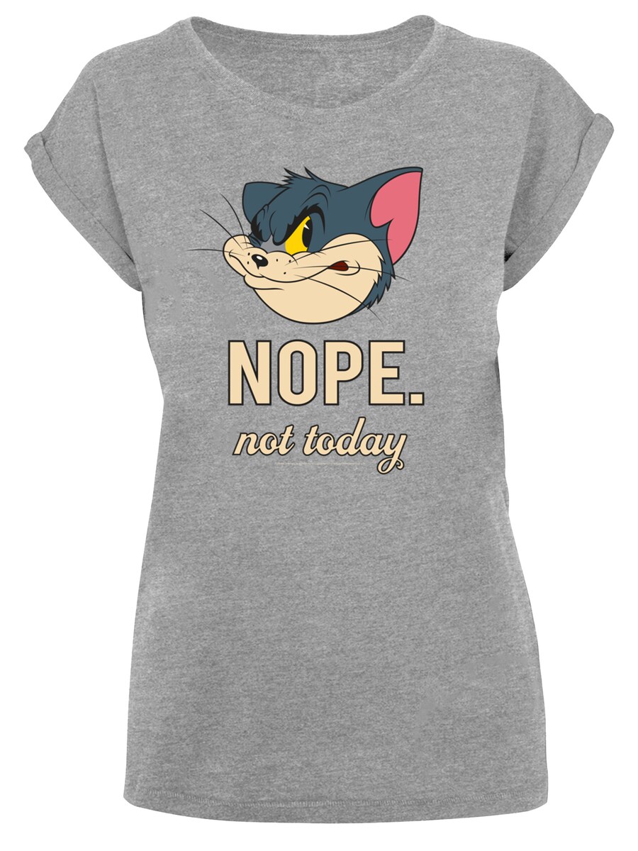 

Рубашка F4NT4STIC Tom and Jerry TV Serie Nope Not Today, пятнистый серый