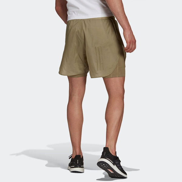 Шорты rfto короткие m однотонные спортивные шорты Adidas, зеленый — фото 3