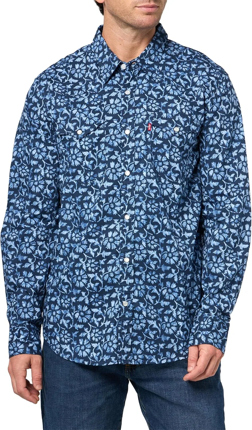 Рубашка принтованная Levi's, Malcolm Floral Dress Blues