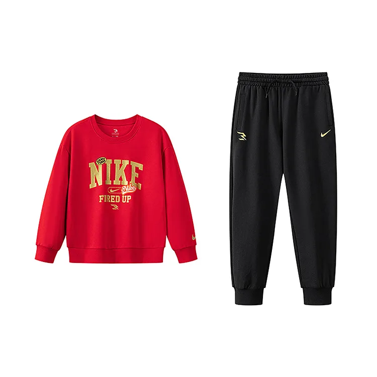 Детский спортивный комплект Casual Sportswear из 2 предметов Nike, Preppy Red