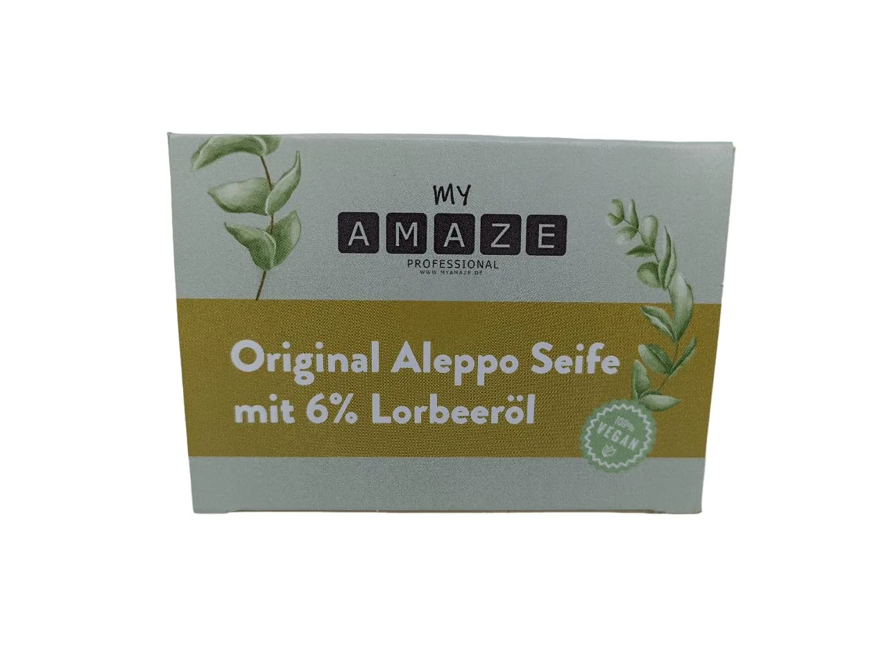 Оригинальное алеппское мыло с 6% лаврового масла 200 г Myamaze — фото 2