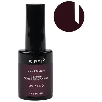 

Гель-лак для ногтей, цвет 17 Posh - 14 миллилитров Sibel