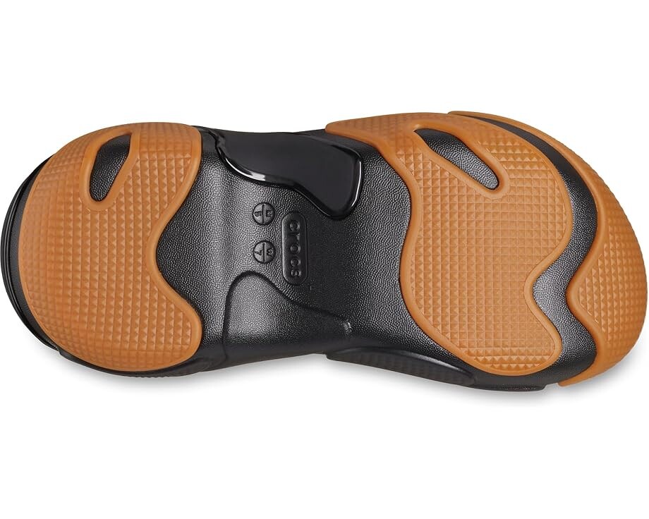 Сабо Unisex Crocs Bubble Crush Clogs, цвет Black/Gum — фото 3