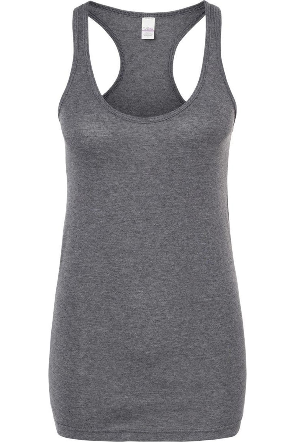 

Женская майка-борцовка Tultex Poly-Rich, цвет heather charcoal