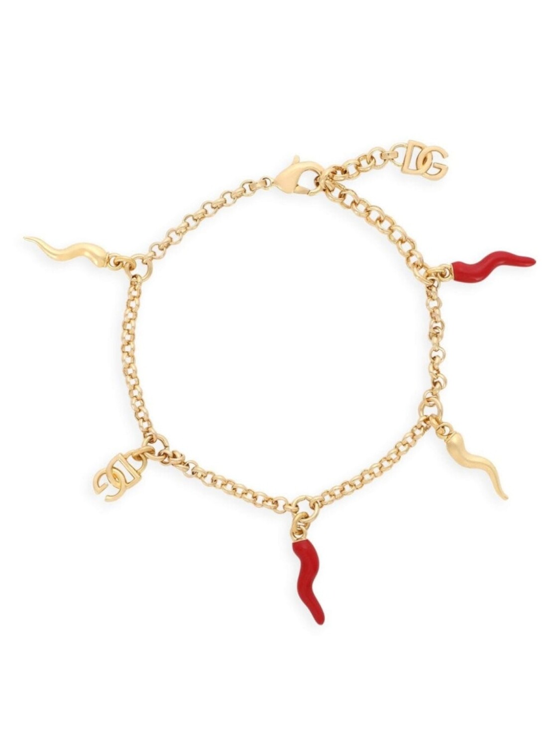 

Цепочный браслет с подвеской DG Dolce & Gabbana, золотой
