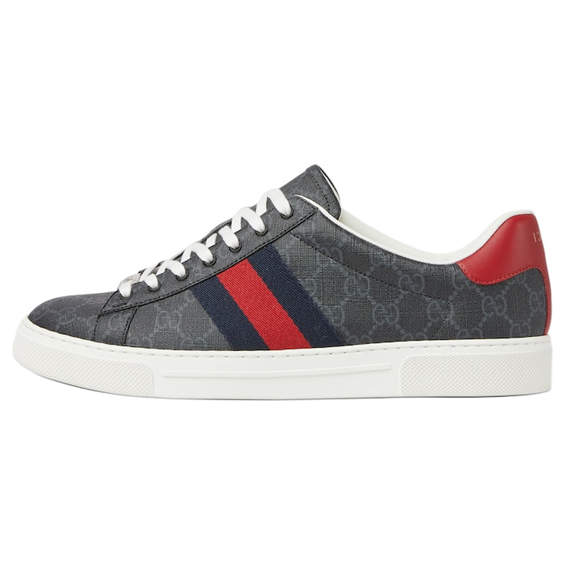 

Футболка Gucci 'GG Supreme Canvas Black' серая