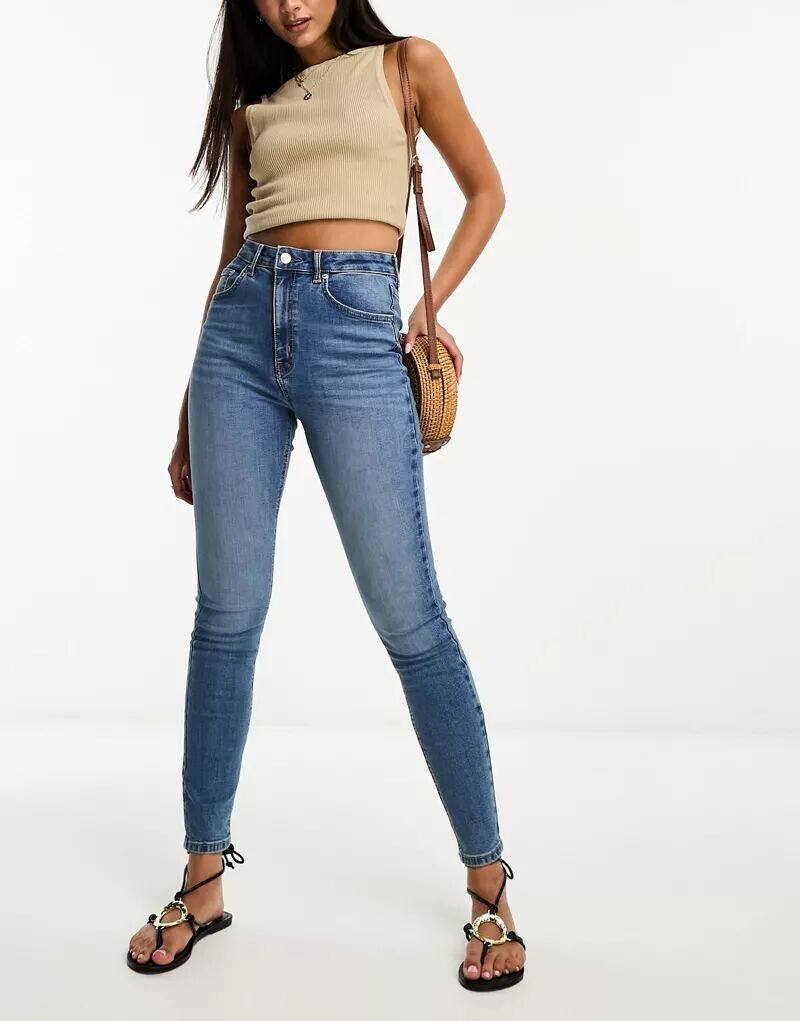 

Синие джинсы скинни ASOS Ultimate