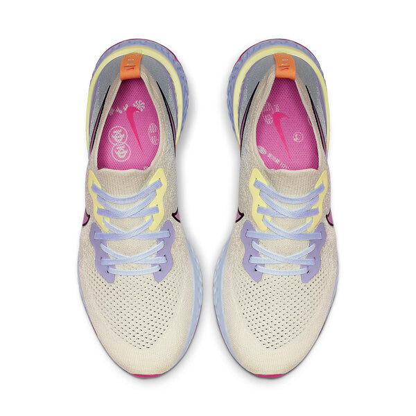 Кроссовки epic react flyknit Nike, белый — фото 4