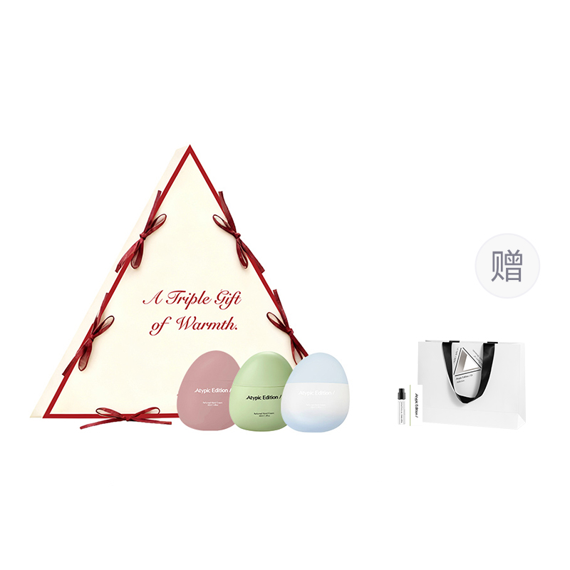 

Крем для рук защитный увлажняющий восстанавливающий ATYPIC EDITION Atypic Edition/, 新包装-冷萃玫瑰+轻椰涟漪+乌龙清桃+送香水1.5ml*1支