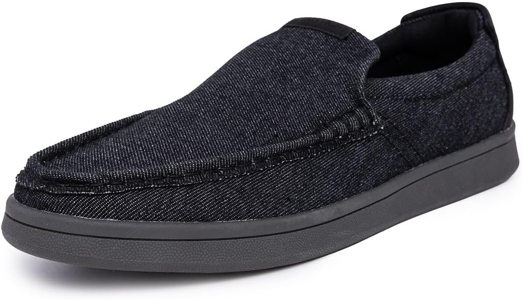 

Мужские слипоны Nautica, повседневные мокасины с носком-мок и кроссовки в стиле лодочных туфель для мужчин - легкие и удобные - Derwin, черный