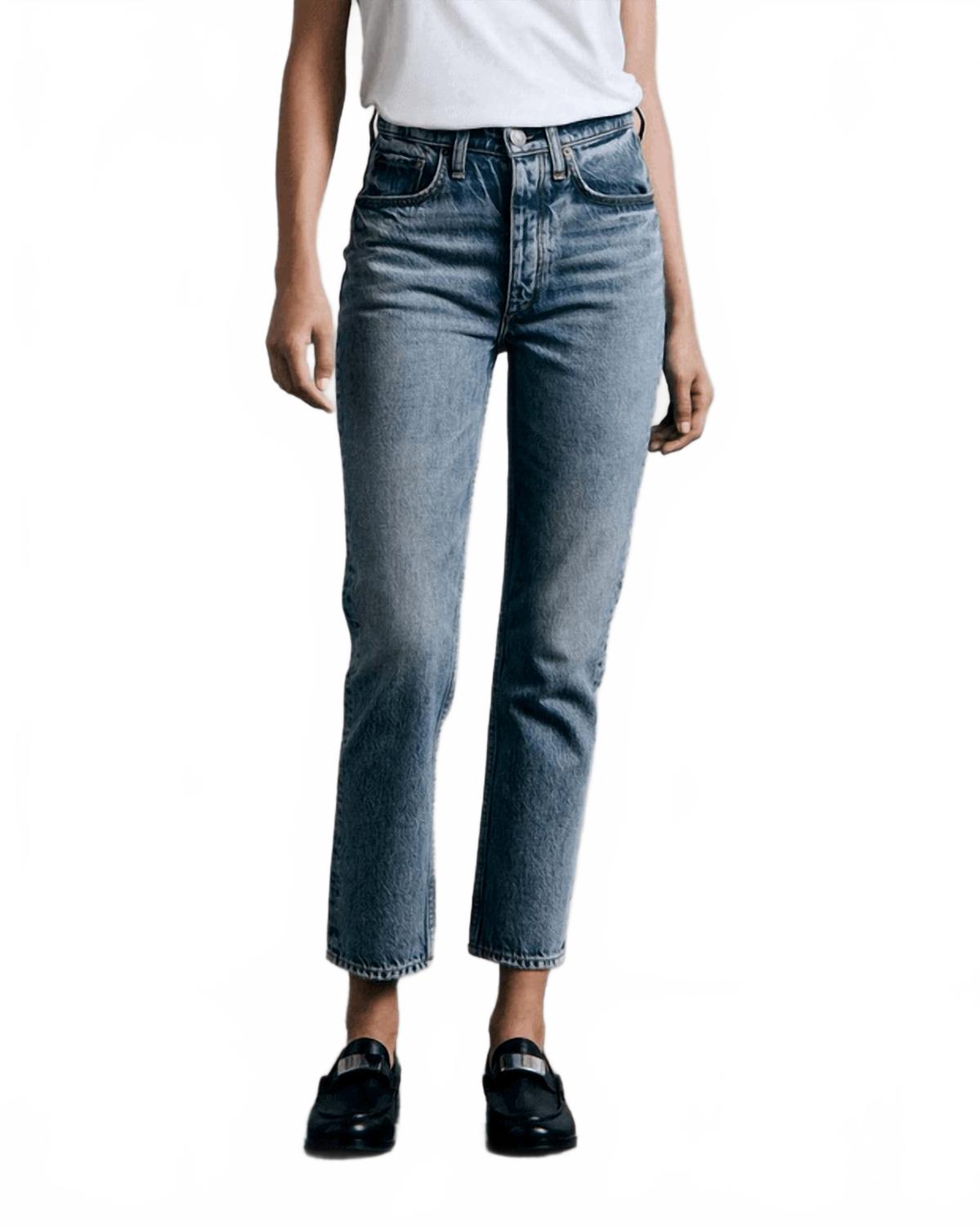 

Джинсы-сигареты Nina High Rise в Норволке Rag & Bone, Norwalk