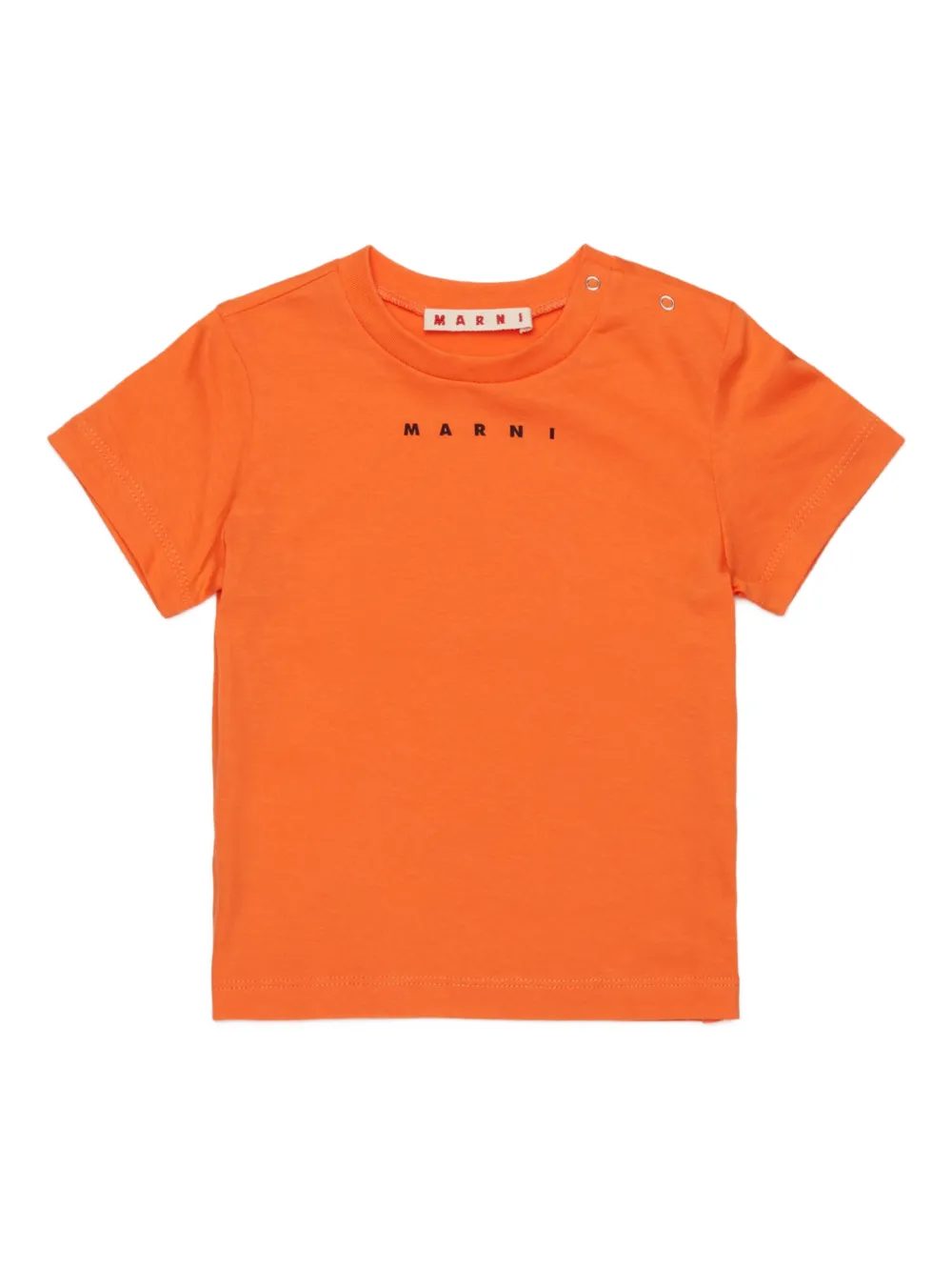 

Футболка с логотипом Marni Kids, оранжевый