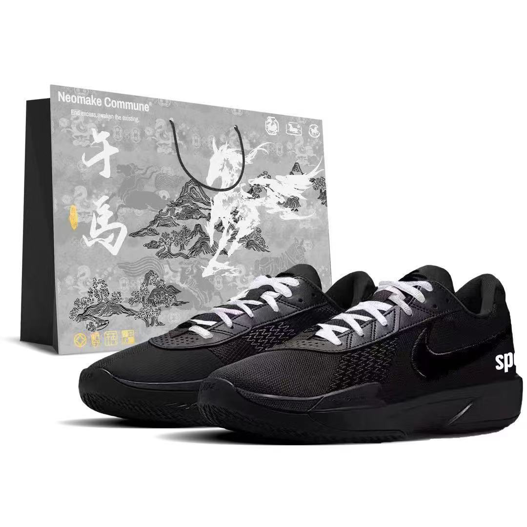 

Nike Кроссовки баскетбольные низкие мужские Air Zoom GT Cut Academy Slip Resistant Abrasion Resistant Black White