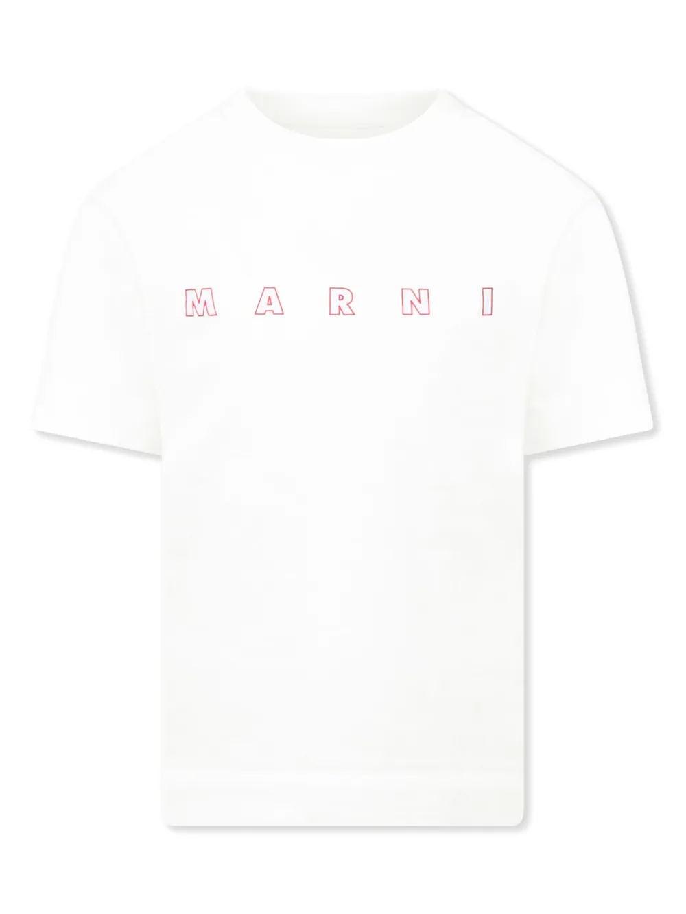 

Футболка с логотипом Marni Kids, белый